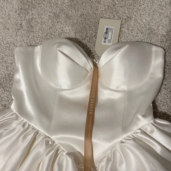 Meshki White Strapless Mini Dress - Picture 3 of 5